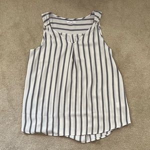 Maurices black & cream tank